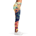 Autumn Leaves Print Women's Leggings