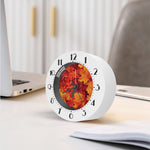 Autumn Maple Leaf Print Alarm Clock