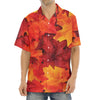 Autumn Maple Leaf Print Aloha Shirt