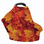 Autumn Maple Leaf Print Baby Seat Cover