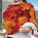 Autumn Maple Leaf Print Baby Seat Cover