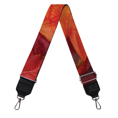 Autumn Maple Leaf Print Bag Strap