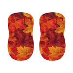 Autumn Maple Leaf Print Bar Stool Covers