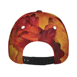 Autumn Maple Leaf Print Baseball Cap