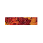 Autumn Maple Leaf Print Bed Runner