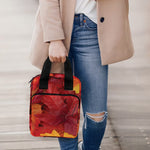 Autumn Maple Leaf Print Bible Tote Bag