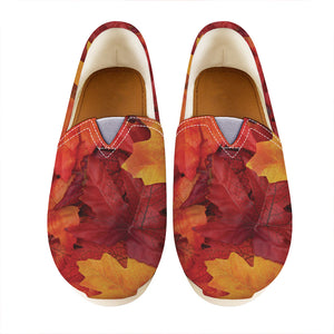 Autumn Maple Leaf Print Casual Shoes