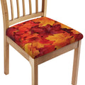 Autumn Maple Leaf Print Chair Cushion Cover