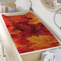 Autumn Maple Leaf Print Changing Pad Cover