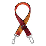 Autumn Maple Leaf Print Dog Seat Belt