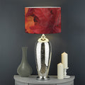 Autumn Maple Leaf Print Drum Lamp Shade