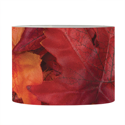 Autumn Maple Leaf Print Drum Lamp Shade