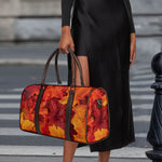 Autumn Maple Leaf Print Duffle Bag