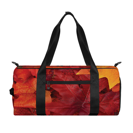 Autumn Maple Leaf Print Gym Bag
