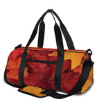 Autumn Maple Leaf Print Gym Bag