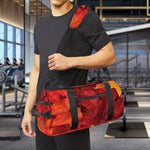 Autumn Maple Leaf Print Gym Bag