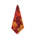 Autumn Maple Leaf Print Hand Towel