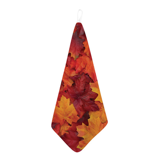 Autumn Maple Leaf Print Hand Towel