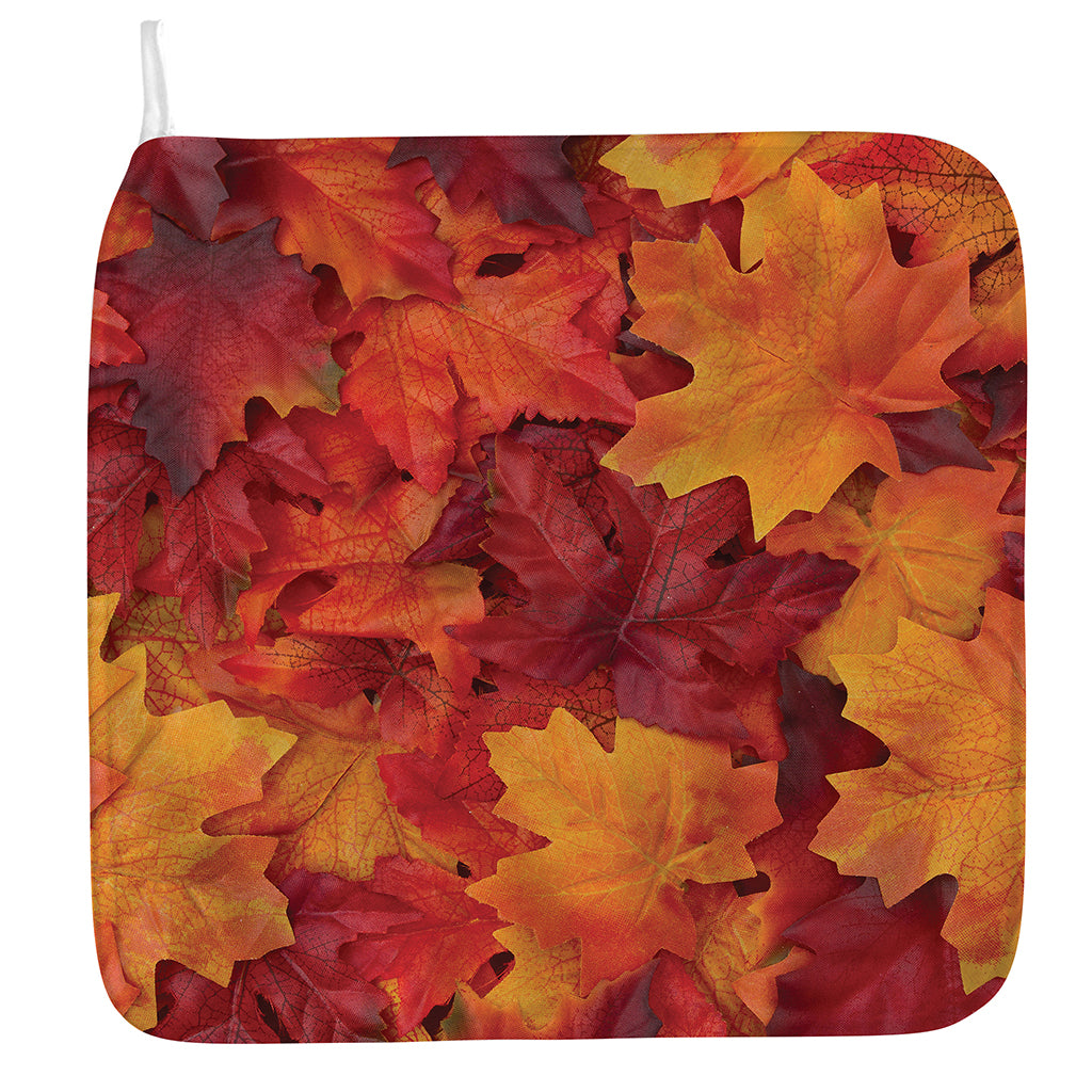 Autumn Maple Leaf Print Hand Towel