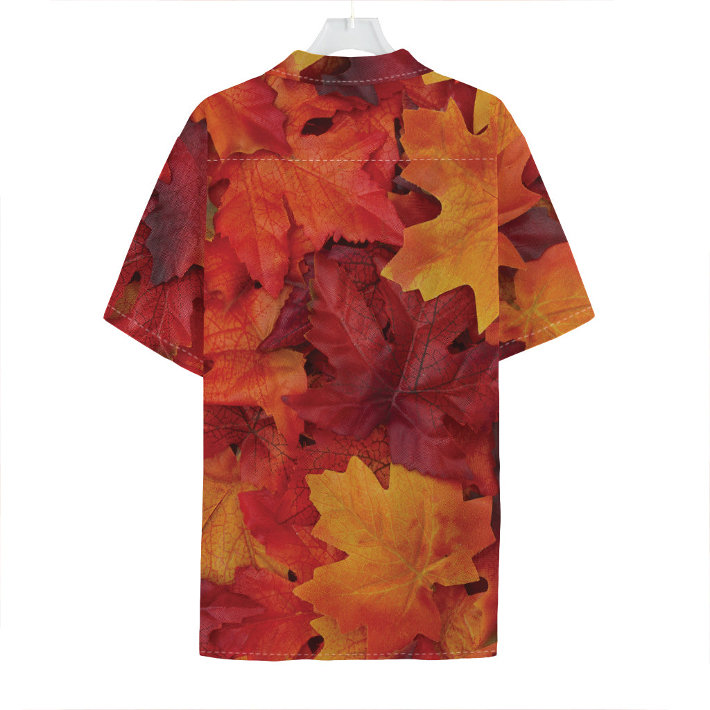 Autumn Maple Leaf Print Hawaiian Shirt