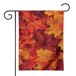 Autumn Maple Leaf Print House Flag