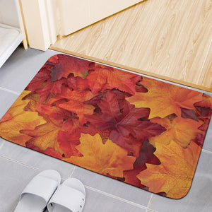 Autumn Maple Leaf Print Indoor Door Mat