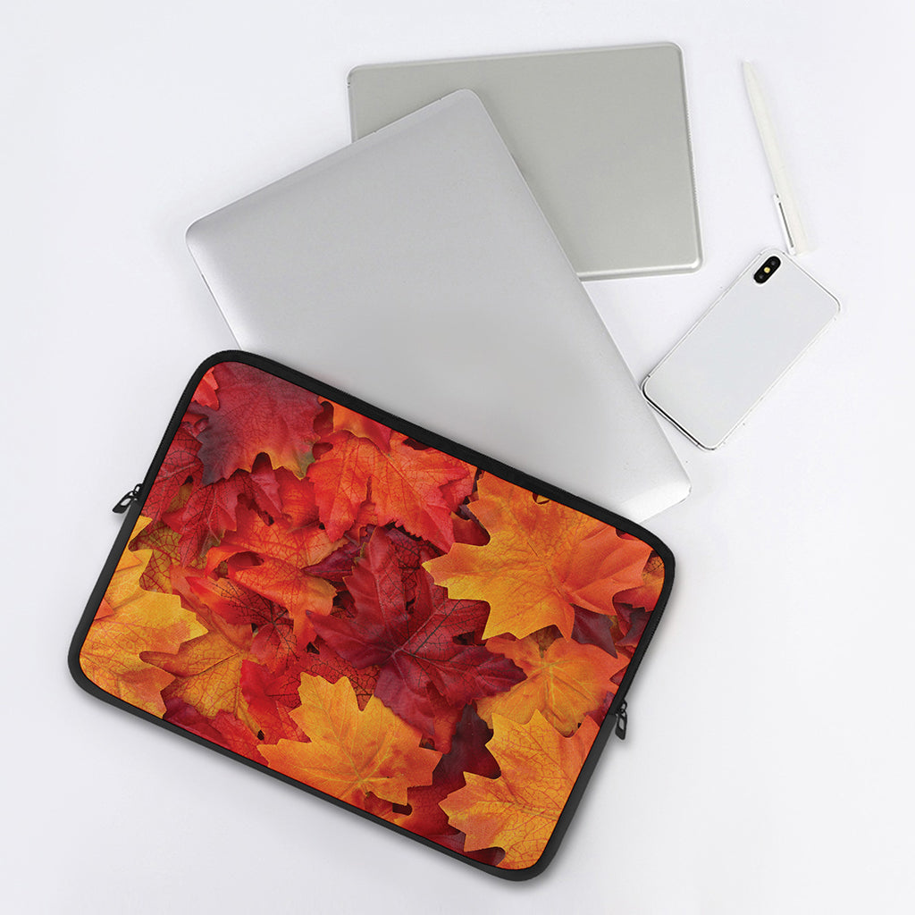 Autumn Maple Leaf Print Laptop Sleeve