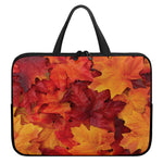 Autumn Maple Leaf Print Laptop Sleeve With Handle
