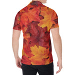 Autumn Maple Leaf Print Men's Shirt