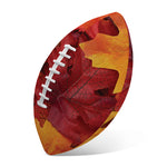 Autumn Maple Leaf Print Rugby Ball
