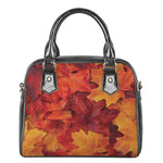 Autumn Maple Leaf Print Shoulder Handbag