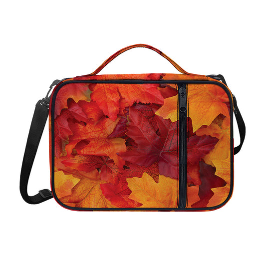 Autumn Maple Leaf Print Shoulder Strap Bible Bag