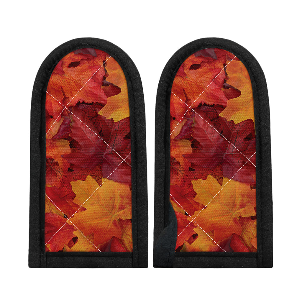 Autumn Maple Leaf Print Skillet Handle Cover