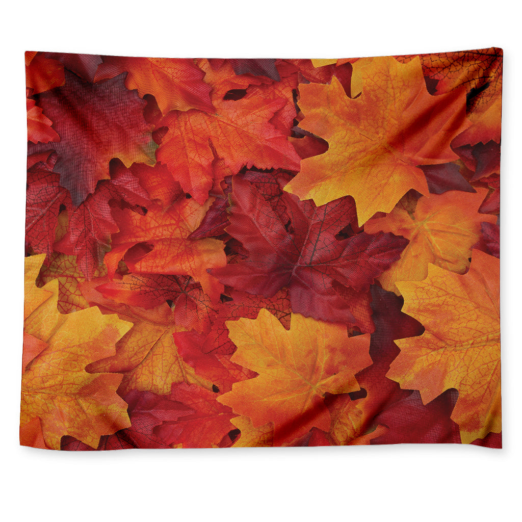 Autumn Maple Leaf Print Tapestry