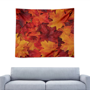 Autumn Maple Leaf Print Tapestry