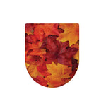 Autumn Maple Leaf Print Toilet Lid Cover