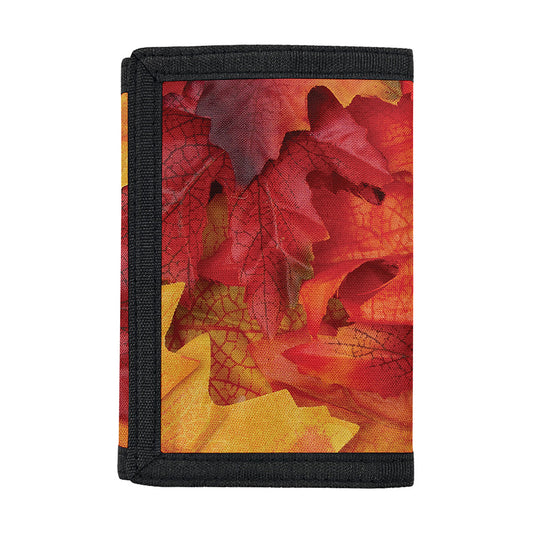 Autumn Maple Leaf Print Trifold Wallet