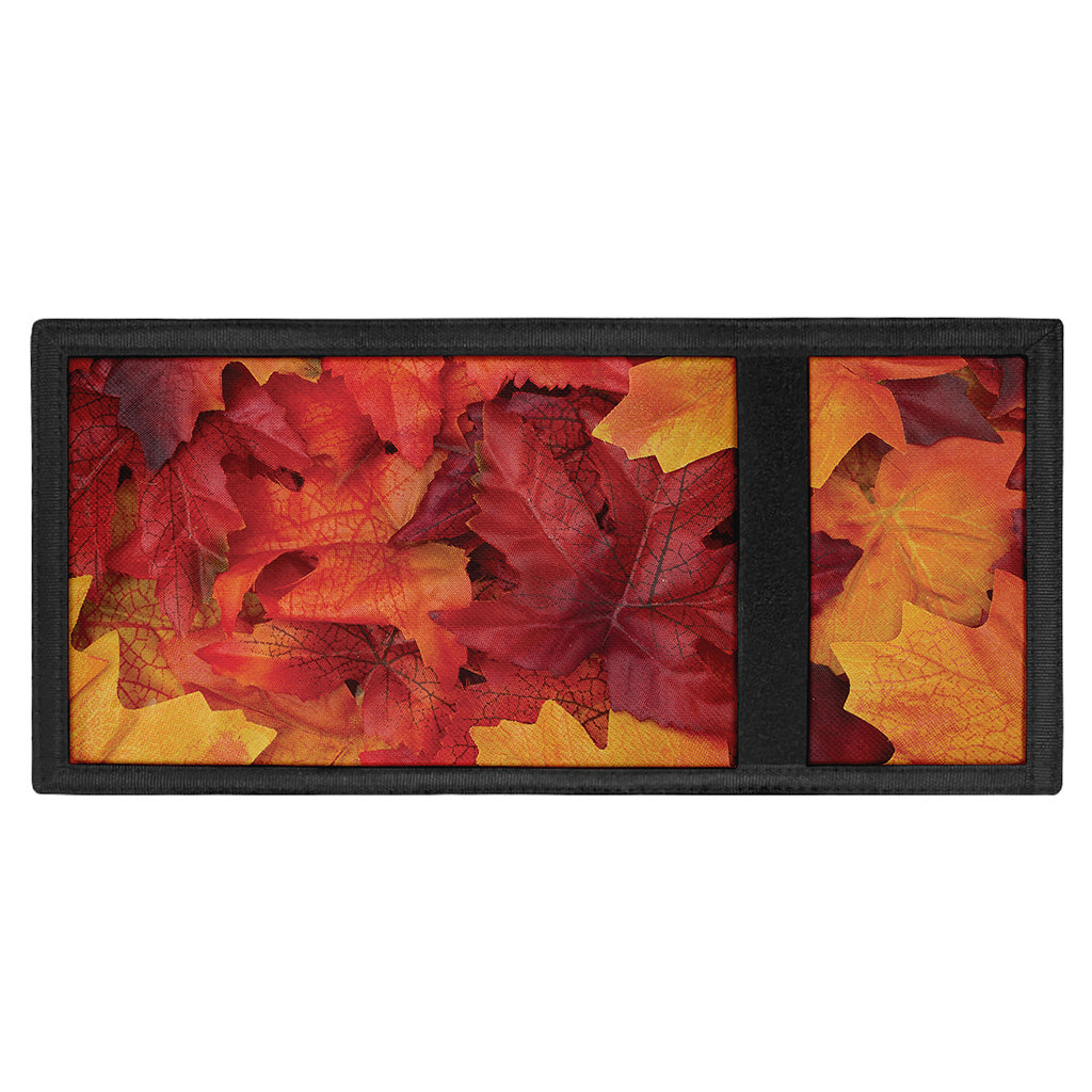 Autumn Maple Leaf Print Trifold Wallet