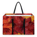 Autumn Maple Leaf Print Utility Tote Bag