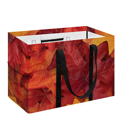 Autumn Maple Leaf Print Utility Tote Bag