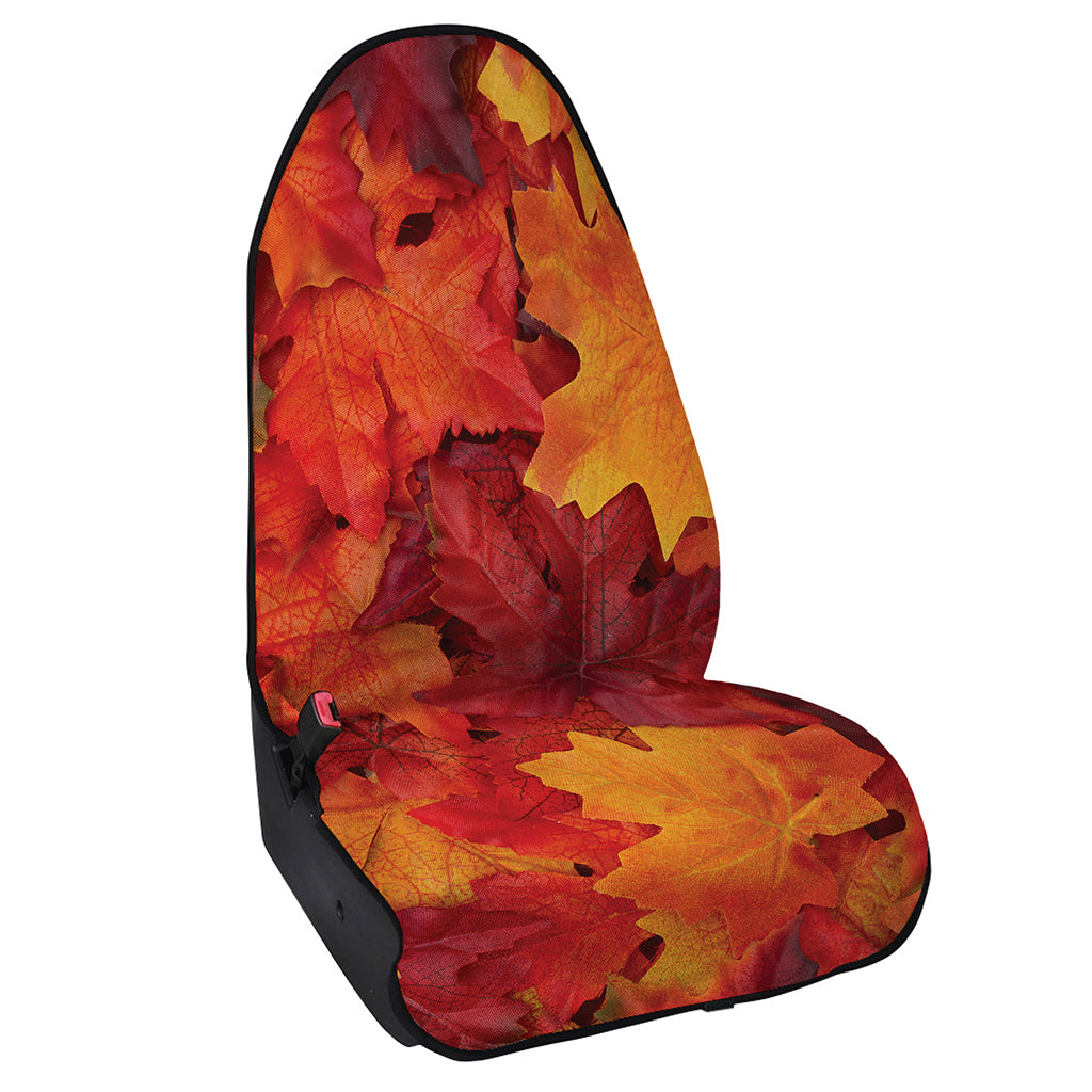 Autumn Maple Leaf Print Waterproof Car Seat Cover