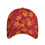 Autumn Maple Leaves Pattern Print Baseball Cap