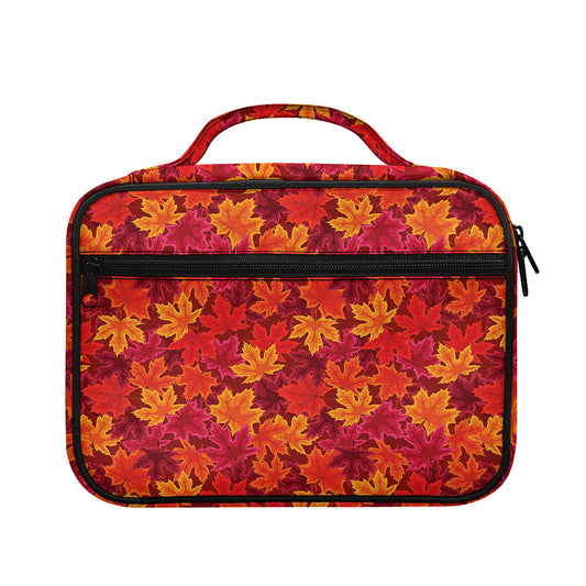 Autumn Maple Leaves Pattern Print Briefcase Bible Bag