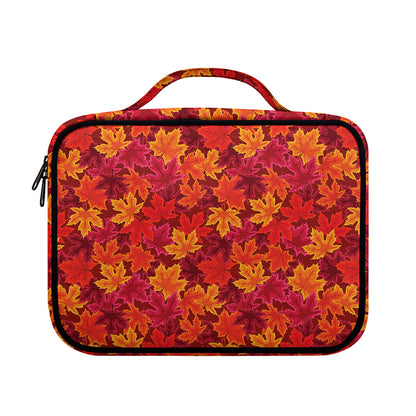 Autumn Maple Leaves Pattern Print Briefcase Bible Bag