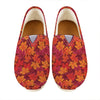 Autumn Maple Leaves Pattern Print Casual Shoes