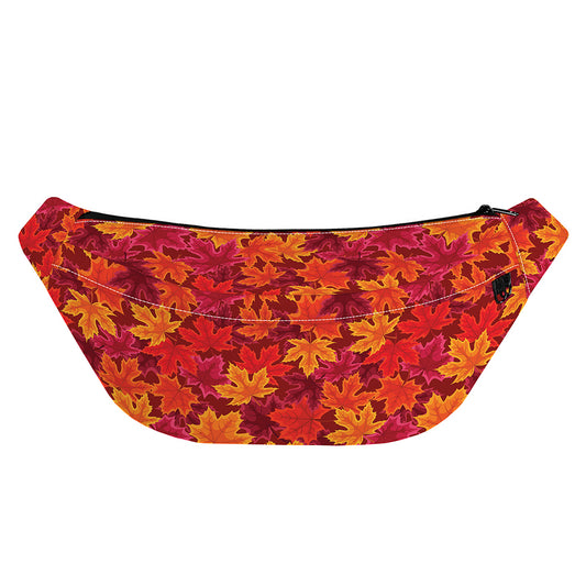 Autumn Maple Leaves Pattern Print Fanny Pack