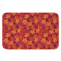 Autumn Maple Leaves Pattern Print Indoor Door Mat
