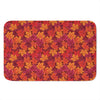 Autumn Maple Leaves Pattern Print Indoor Door Mat