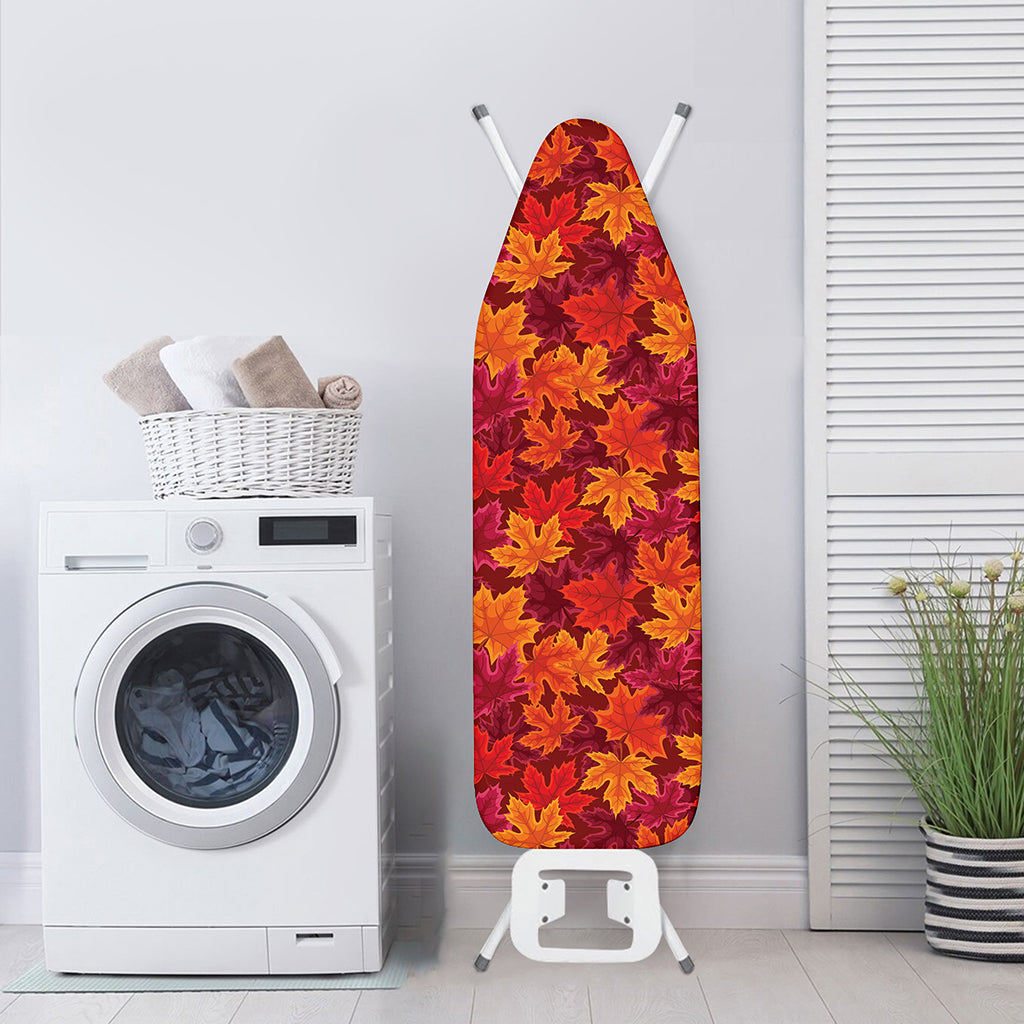 Autumn Maple Leaves Pattern Print Ironing Board Cover