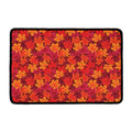 Autumn Maple Leaves Pattern Print Kitchen Mat